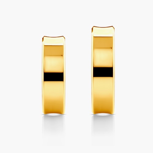 Obrączki ślubne: złote, wklęsłe, 5 mm